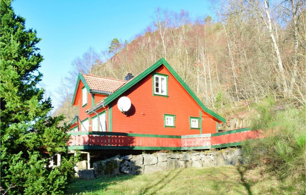 Beach Front Home In Lyngdal With House Sea View Exterior photo